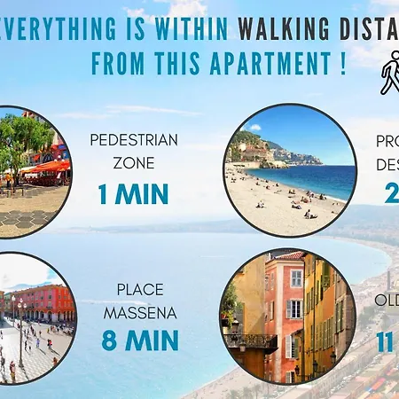 Apartman Nestor&jeeves - Madagascar - 3 Chambres, Centre-ville Nizza